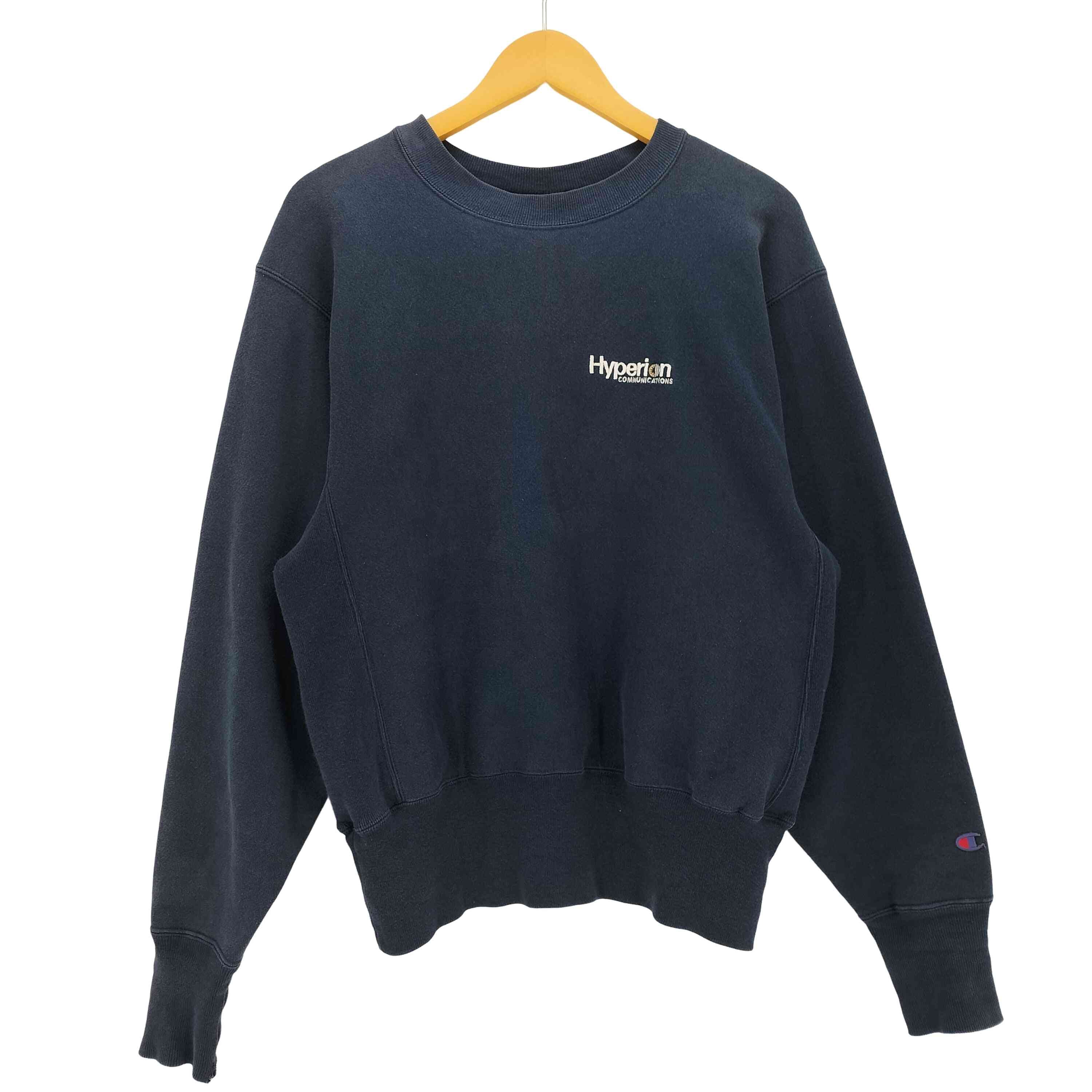 00S REVERSE WEAVE リバースウィーブ 企業ロゴ 刺繍 クルーネック スウェット【1142172782212】