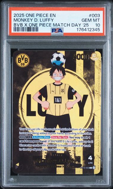 モンキー・D・ルフィ L [ST13-003]【英語版】(プロモーションカード「ボルシアドルトムント × ONE PIECE マッチデー 2025」)