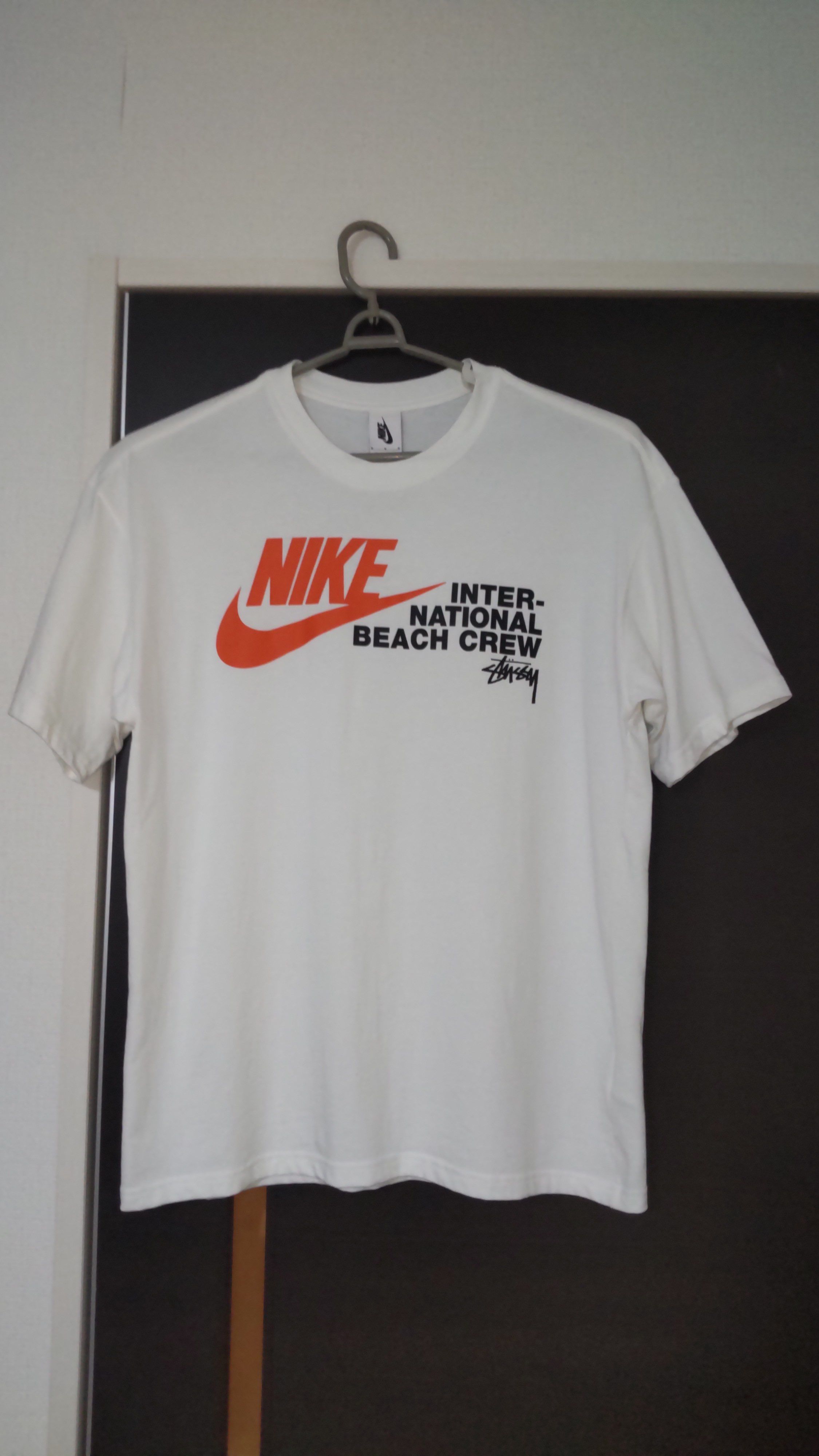 Nike x Stussy International Beach Crew T-Shirt "White"