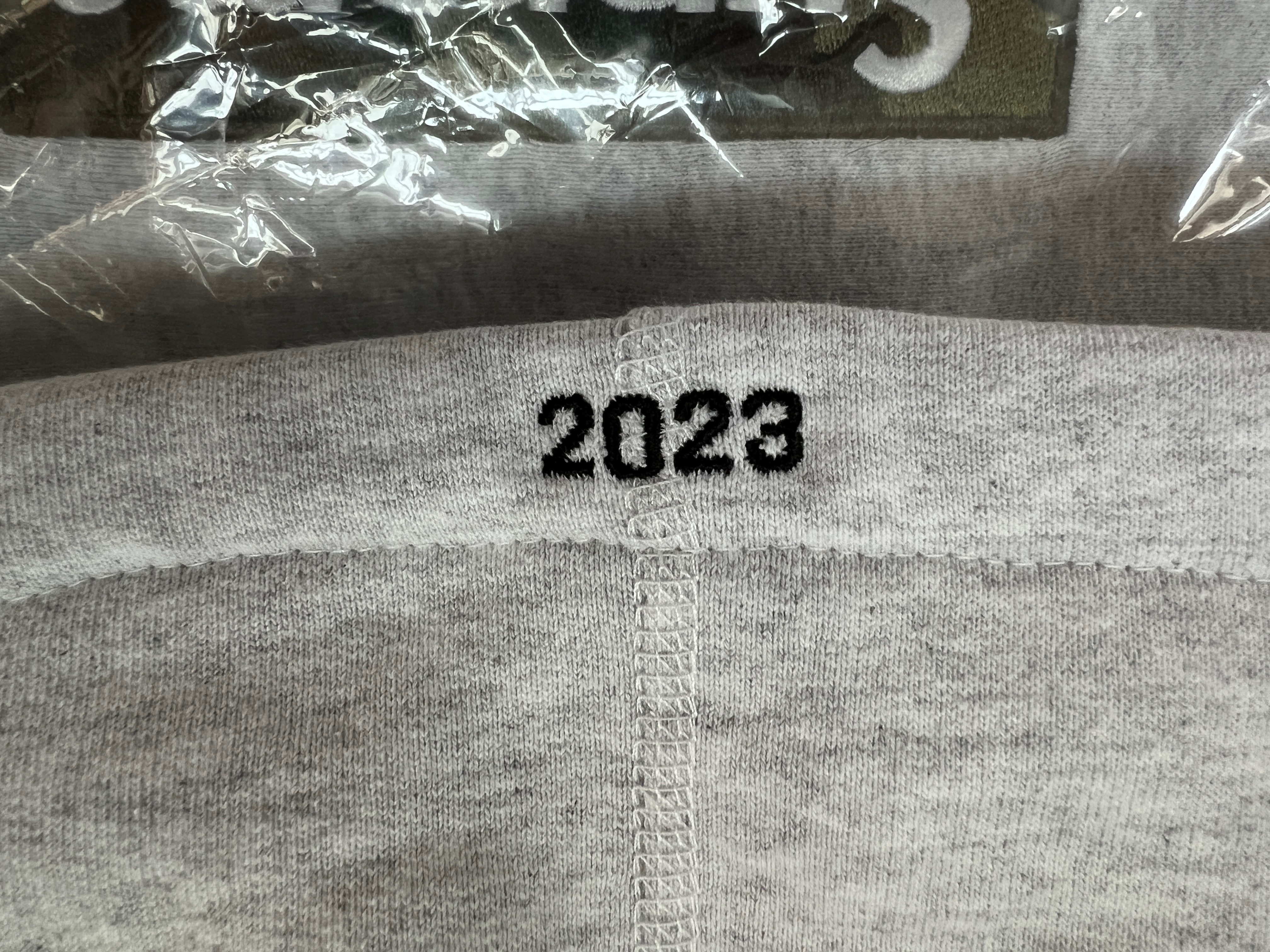 シュプリーム ボックス ロゴ フーディー スウェットシャツ "アッシュ グレー" (23FW)