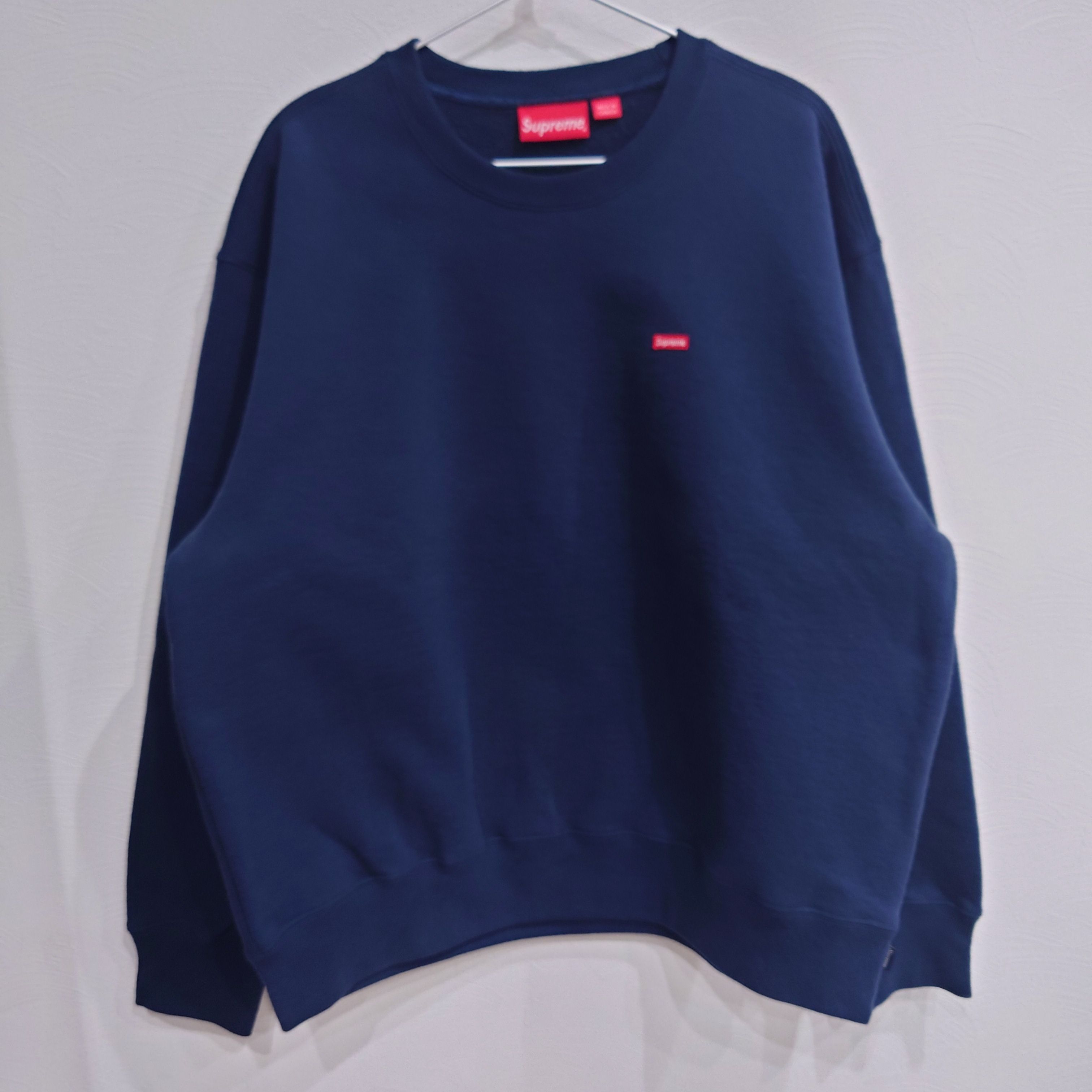 Supreme Small Box Crewneck "Navy" (23SS)