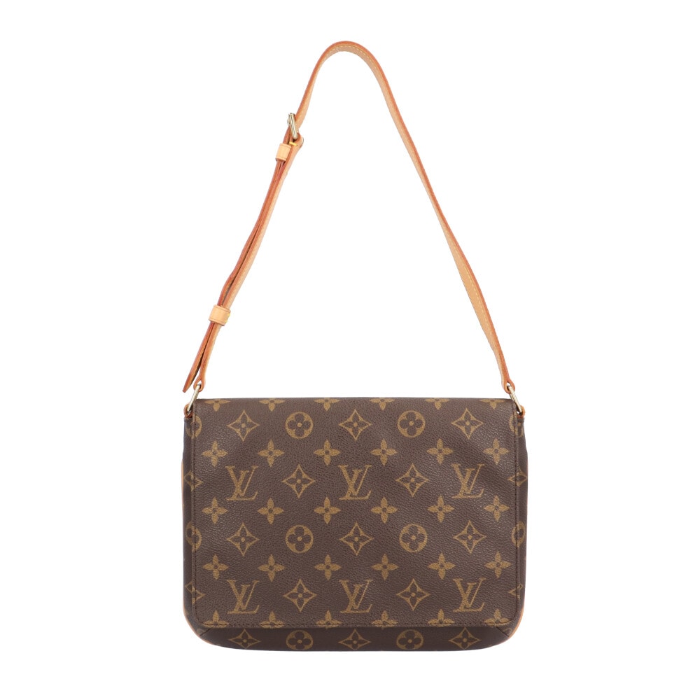 ルイヴィトン ミュゼットタンゴ ショート モノグラム ショルダーバッグ モノグラムキャンバス M51257 ブラウン レディース LOUIS VUITTON  中古