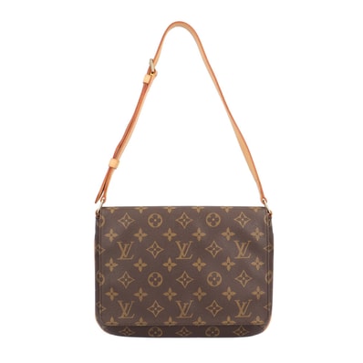ルイヴィトン ミュゼットタンゴ ショート モノグラム ショルダーバッグ モノグラムキャンバス M51257 ブラウン レディース LOUIS VUITTON 中古