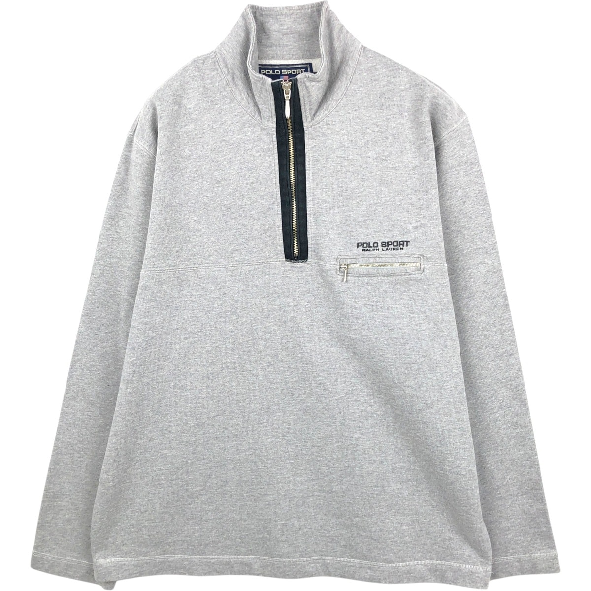 古着 ラルフローレン Ralph Lauren POLO SPORT ポロスポーツ ハーフジップスウェットシャツ トレーナー メンズL相当/eaa676295