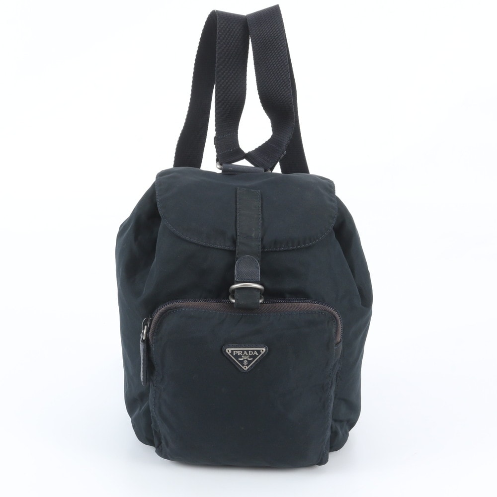 ■美品 プラダ テスート ナイロントライアングルロゴリュックサック