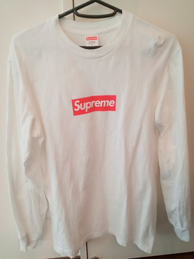 Supreme Box Logo L/S Tee "White"