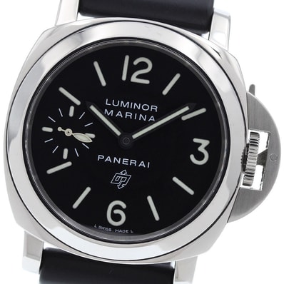 ☆良品 パネライ ルミノールマリーナ ロゴ PAM00005 メンズ 【中古】