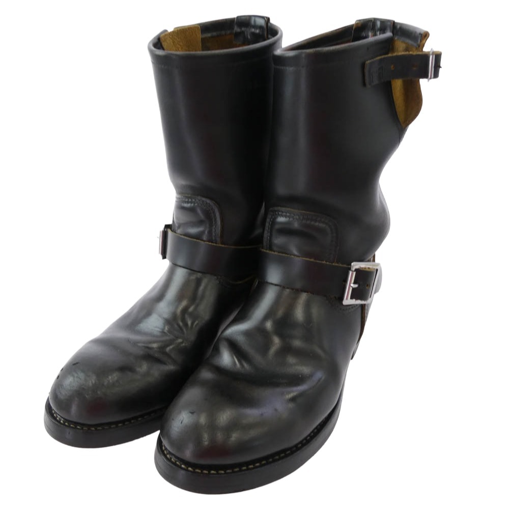 RED WING レッドウィング ブーツ 9268 ノンスチール オールソールカスタム 茶芯 エンジニア ブーツ ブラック系【中古】