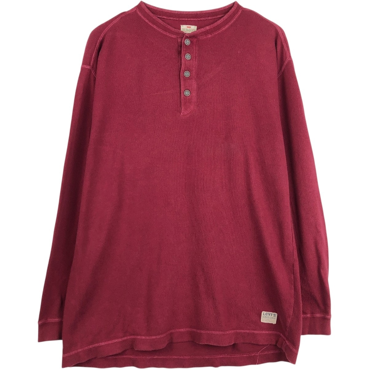 古着 90年代 リーバイス Levi's サーマルロングTシャツ メンズXL相当 ヘンリーネック ヴィンテージ/eaa677751