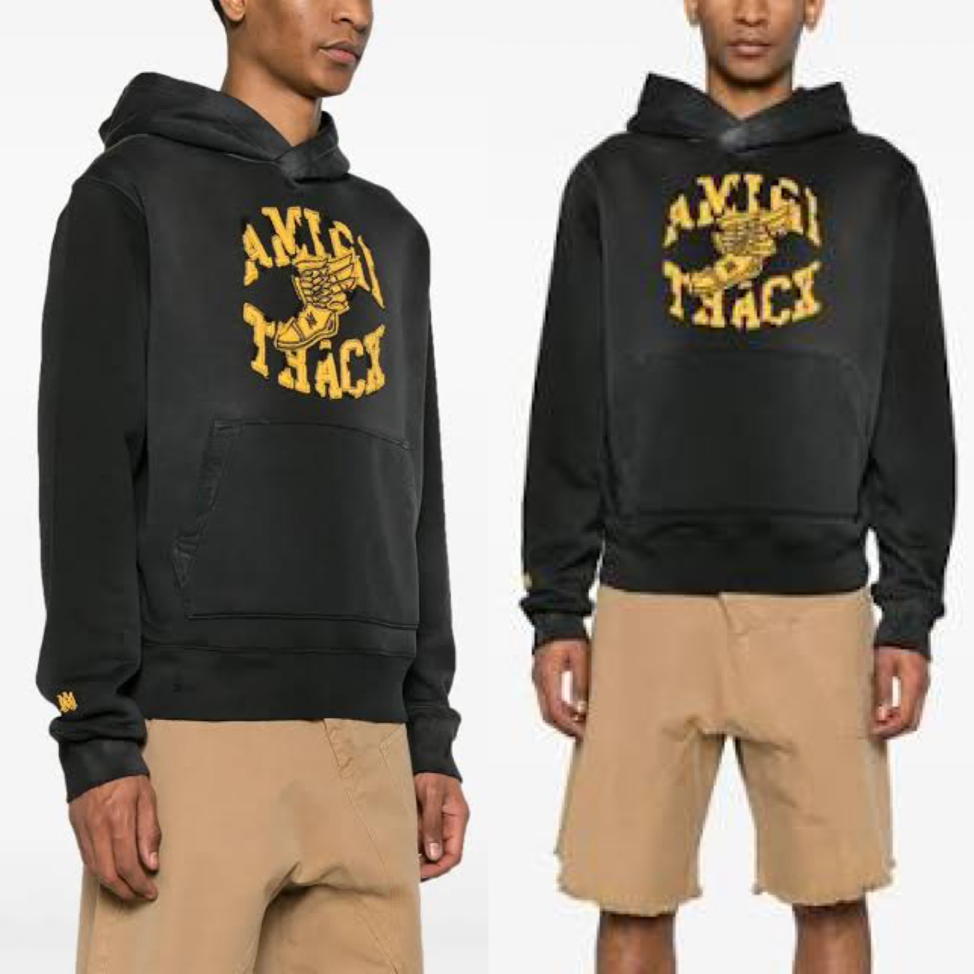 AMIRI Track Hoodie "Faded Black"