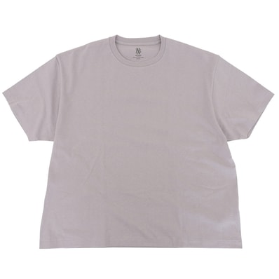 バトナー 新品同様 CHOMA CREW NECK 半袖 Tシャツ トップス メンズ グレージュ WIDE M WIDE M