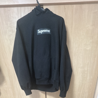 Supreme Box Logo Hooded Sweatshirt "Black" (23FW)