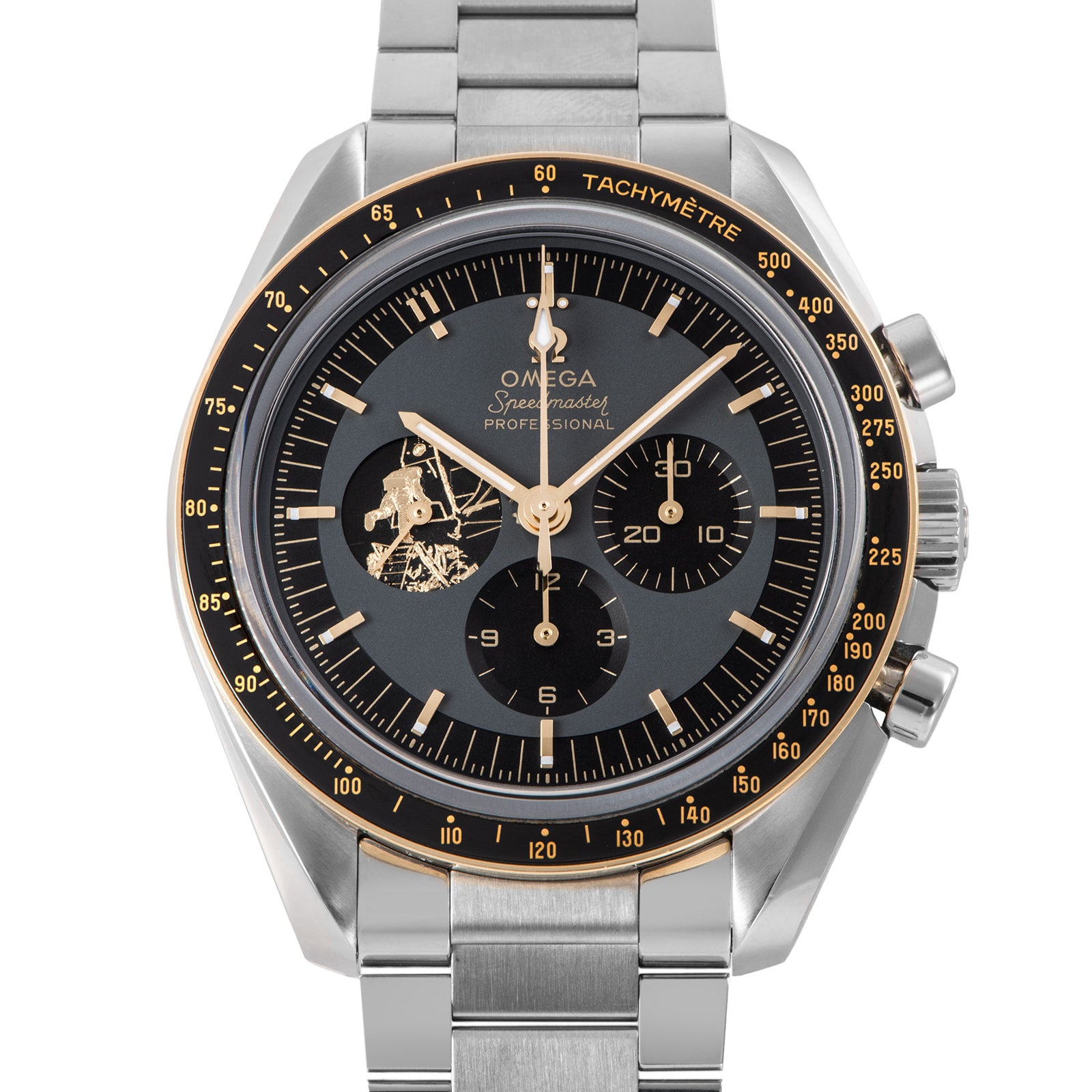 OMEGA オメガ スピードマスター アポロ11号50周年記念 310.20.42.50.01.001 6969本限定 SS/YG【中古】