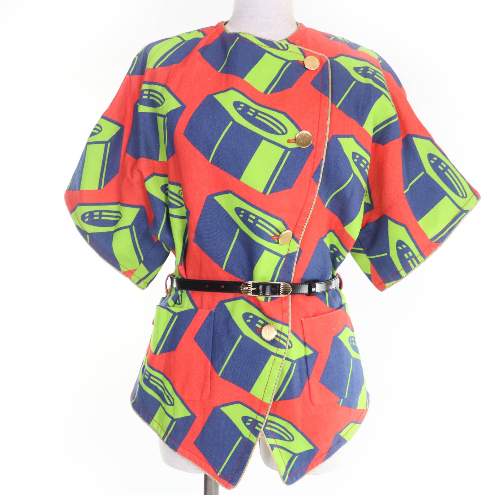 未使用品 グッチ ジャケット マルチカラー レディース 36 746401