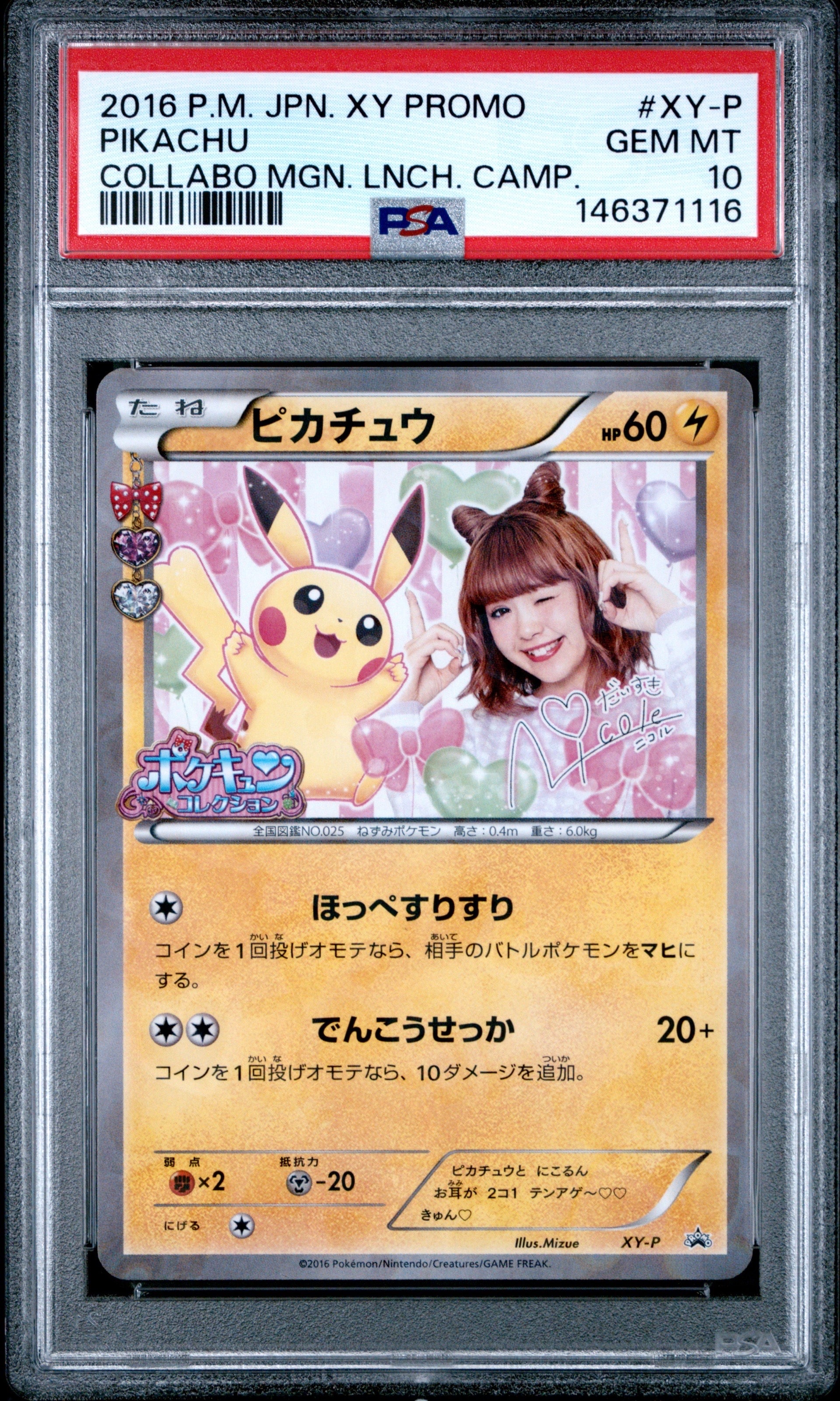 ピカチュウ ニコル: プロモ[XY-P](プロモーションカード「XY-P」)