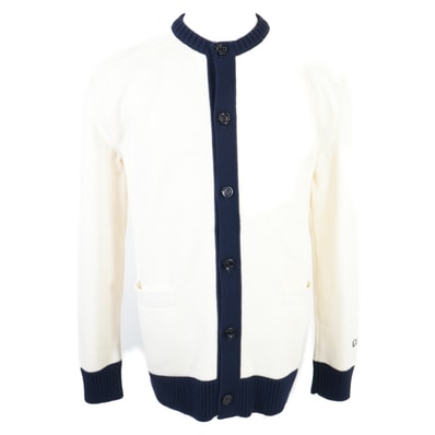 グッチ 【新品同様/国内正規/25SS】814520 XKEJS インターシャ コットン ニットカーディガン/ S