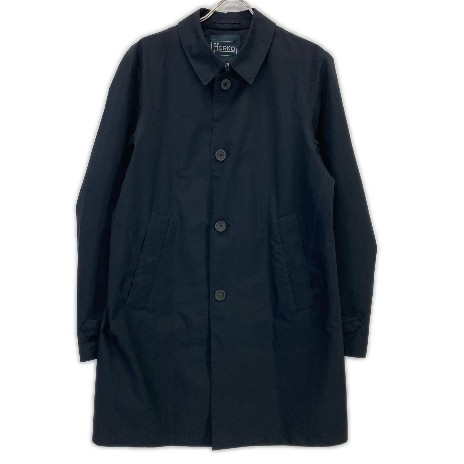 ヘルノ IM021UL 11107 ネイビー ゴアテックス ラミナー ステンカラーコート 50