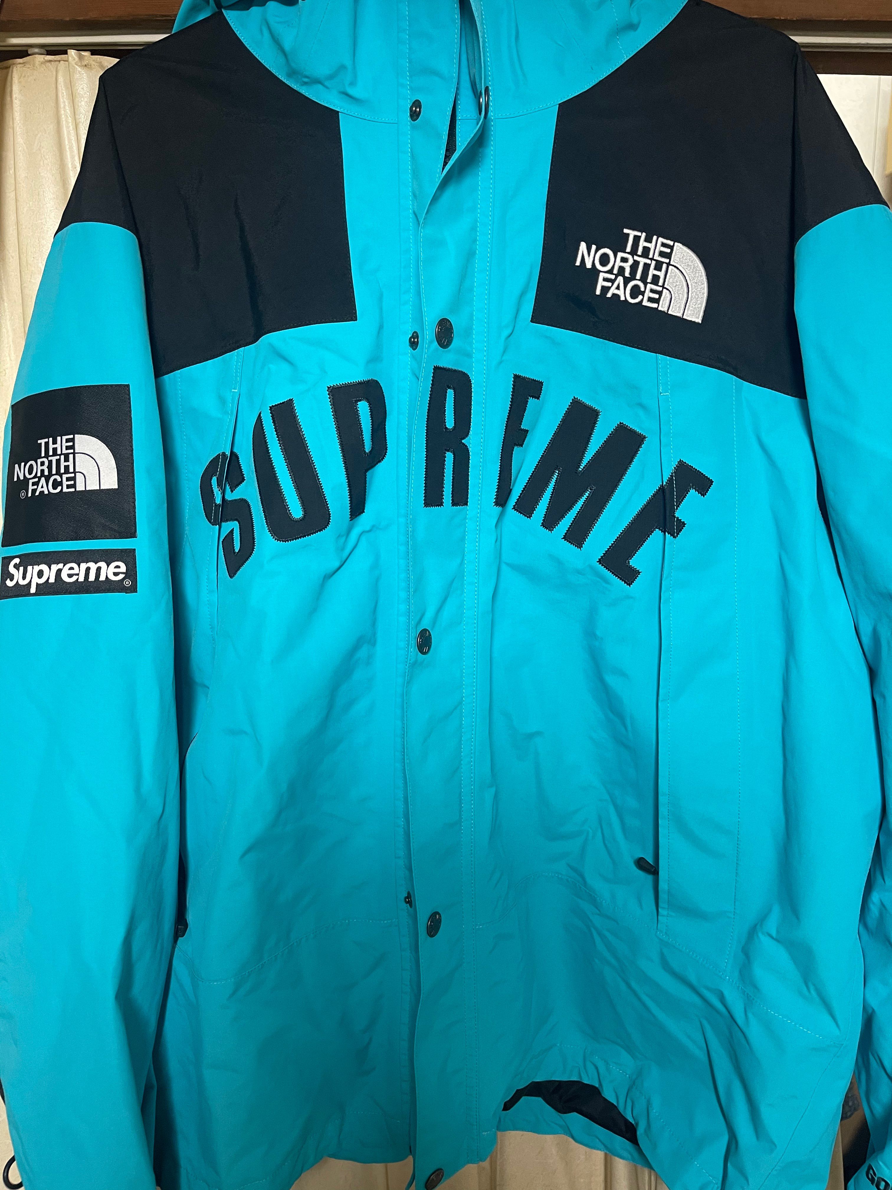 Supreme x The North Face Arc Logo Mountain Parka "Blue"