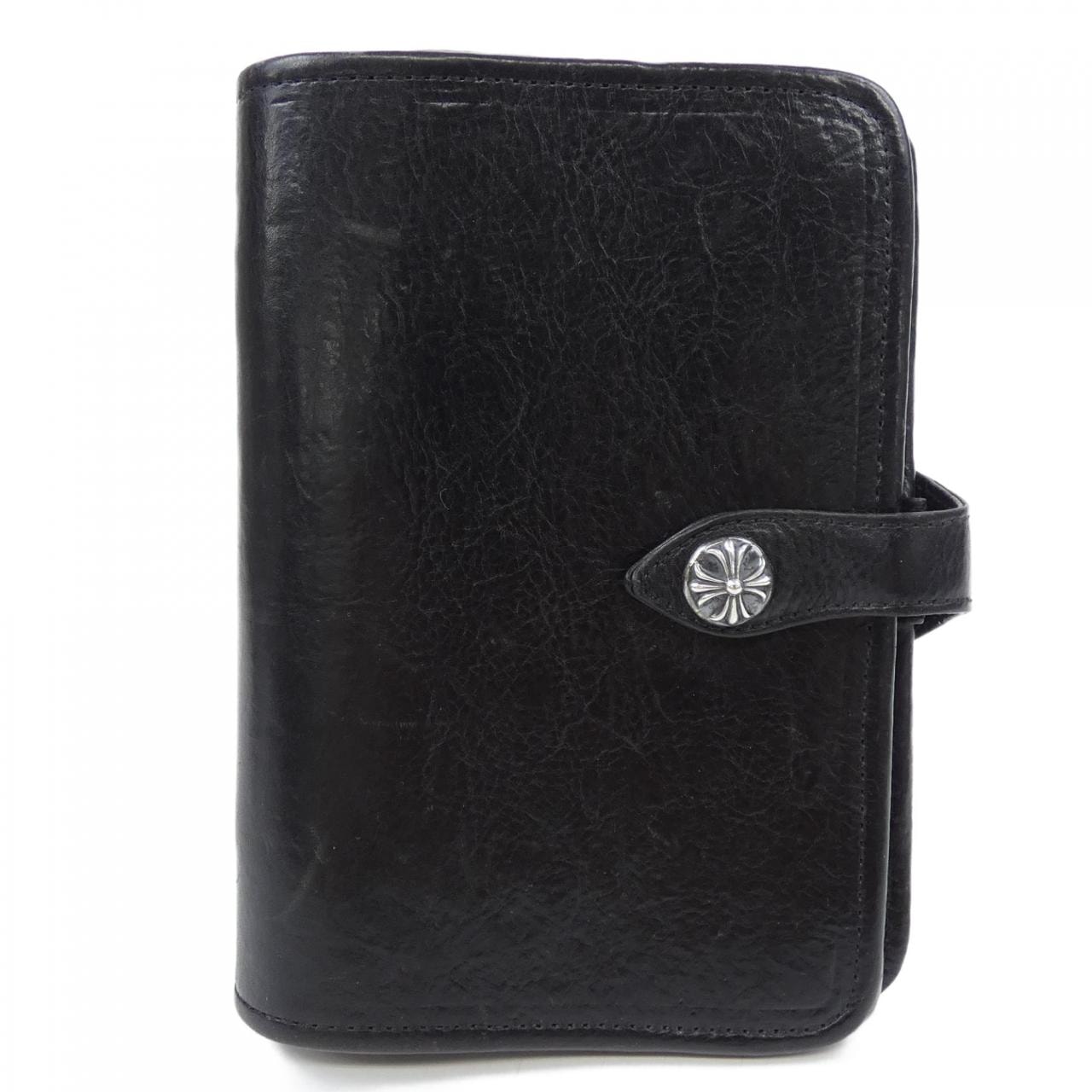 Chrome Hearts Agenda Crossball Card Case "Black"