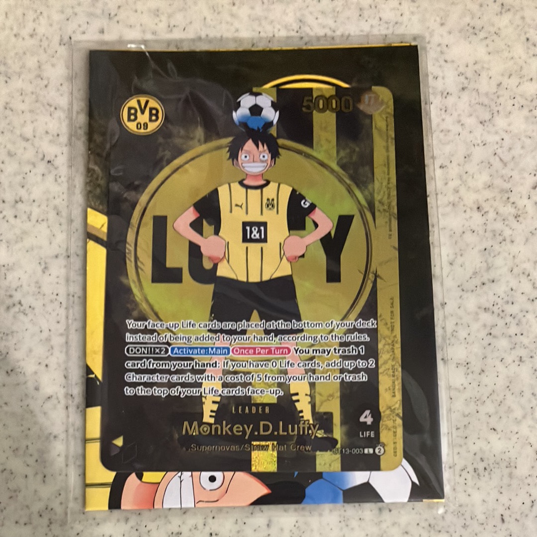 モンキー・D・ルフィ L [ST13-003]【英語版】(プロモーションカード「ボルシアドルトムント × ONE PIECE マッチデー 2025」)