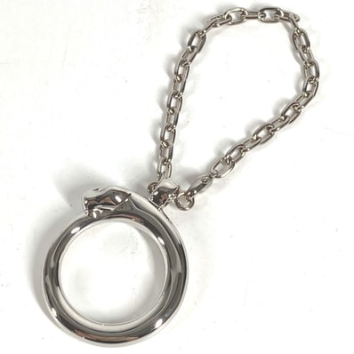 カルティエ CARTIER パンテール チャーム チャーム キーホルダー バッグチャーム ネックレス チョーカー チェーンネックレス アクセサリー ペンダントトップ メタル シルバー 美品