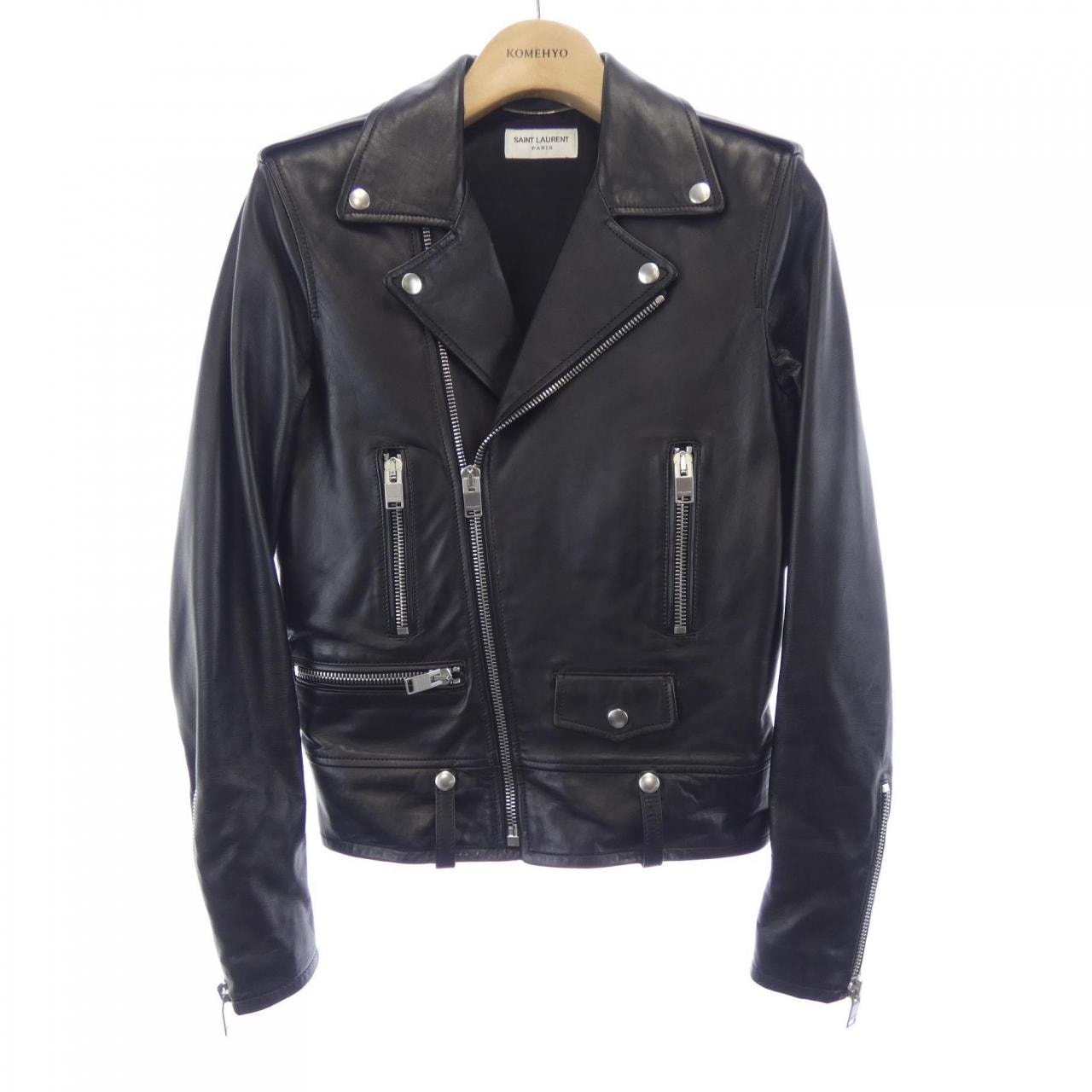 サンローラン SAINT LAURENT 397290 Y5YA1 レザーライダースジャケット