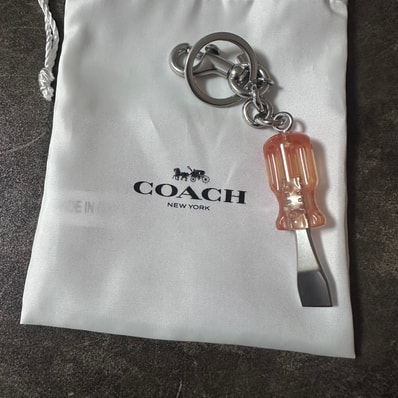COACH コーチ スクリュードライバー バッグ チャーム キーホルダー