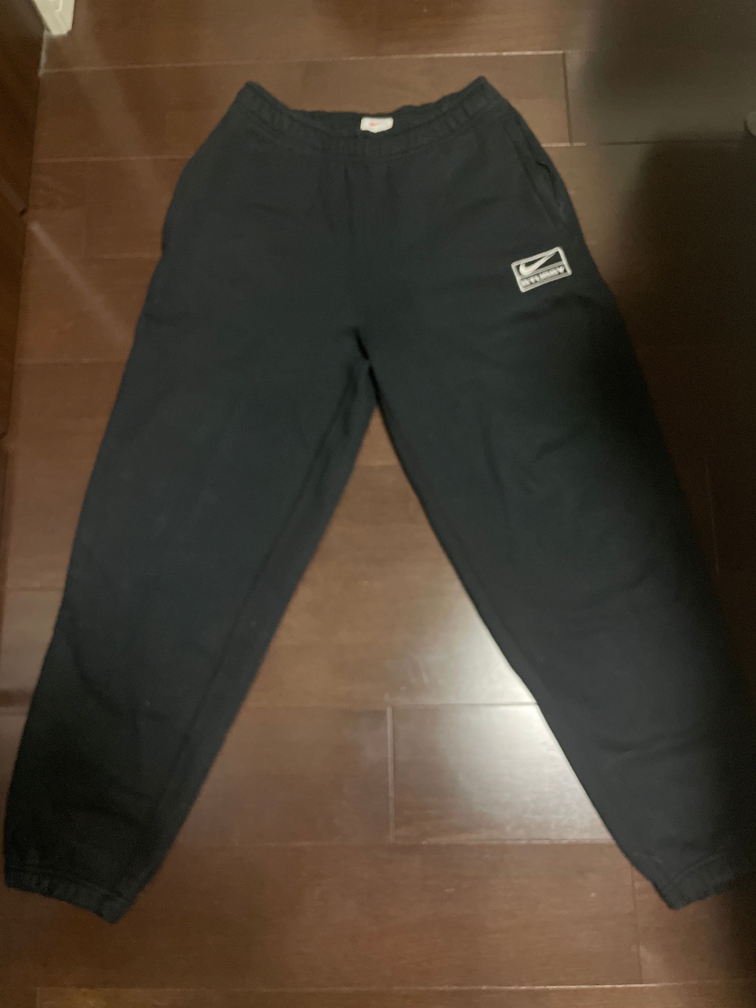 Stussy × Nike NRG Washed Fleece Pant (US Size) "Black" DN4030-010