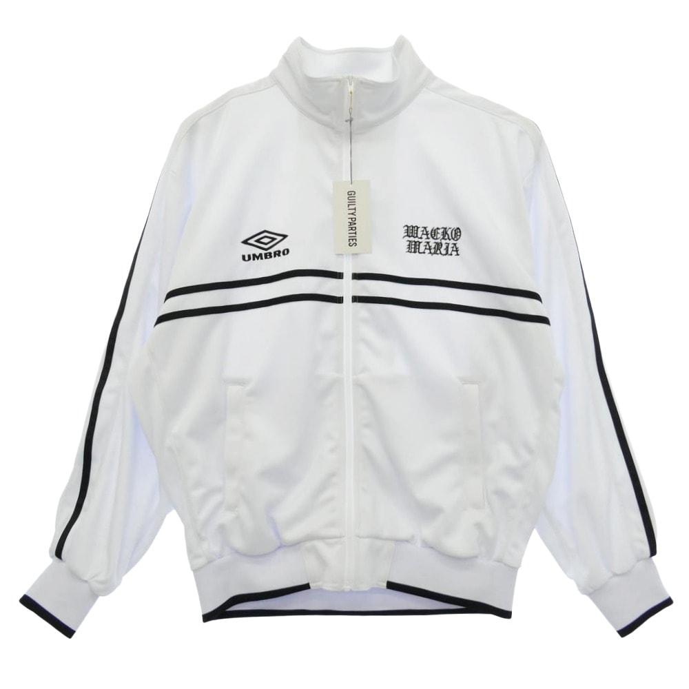 WACKO MARIA ワコマリア 26SS 26SS-WMO-UB03 UMBRO TRACK JACKET アンブロ トラック ジャケット ホワイト系 L【美品】【中古】