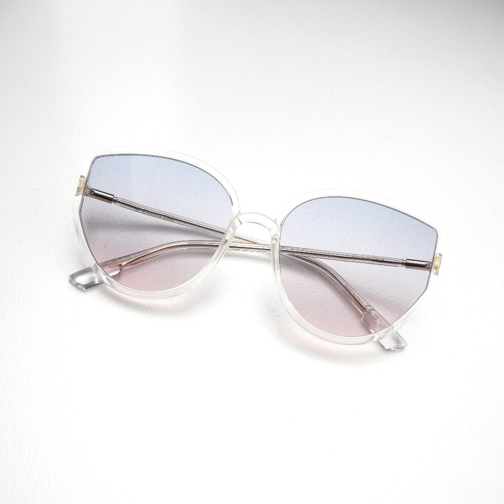Christian Dior クリスチャンディオール DiorSoStellaire4 サングラス サイズ58□18 145 バタフライシェイプ クリア グラデ―ションレンズ 眼鏡 アイウェア ブランド古着【中古】20250901/RA5944