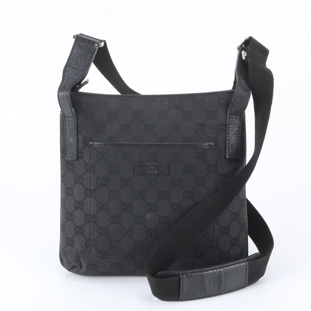 ■美品 グッチ GGキャンバス 122798 ショルダーバッグ