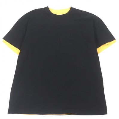 美品 ジルサンダー 半袖Tシャツ ブラック メンズ 46 J61GC0002