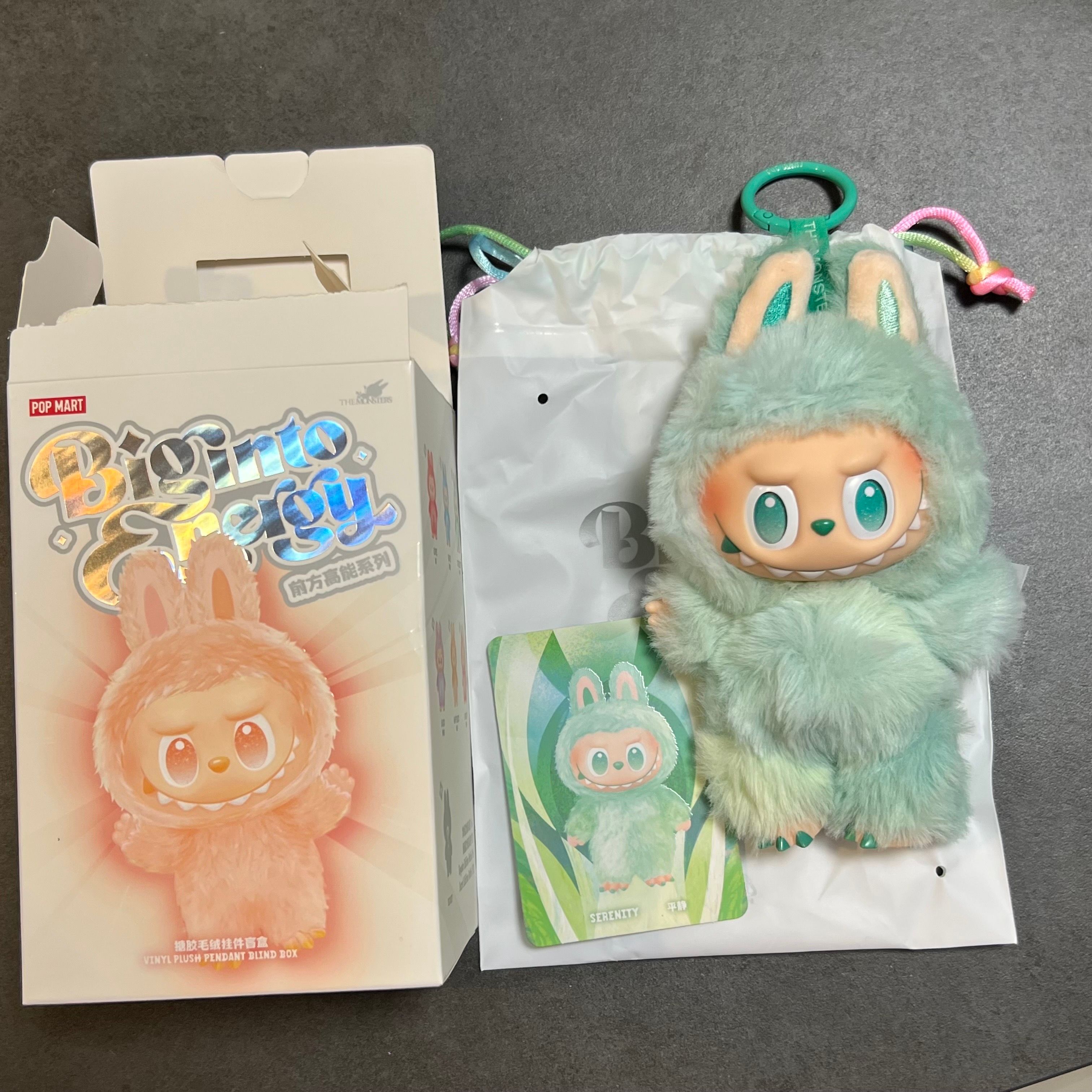 POP MART THE MONSTERS (LABUBU) Big into Energy Series Plush Pendant SERENITY