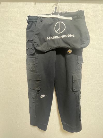 PEACEMINUSONE PMO x NIKE Wide Pants "Black" / G-DRAGON