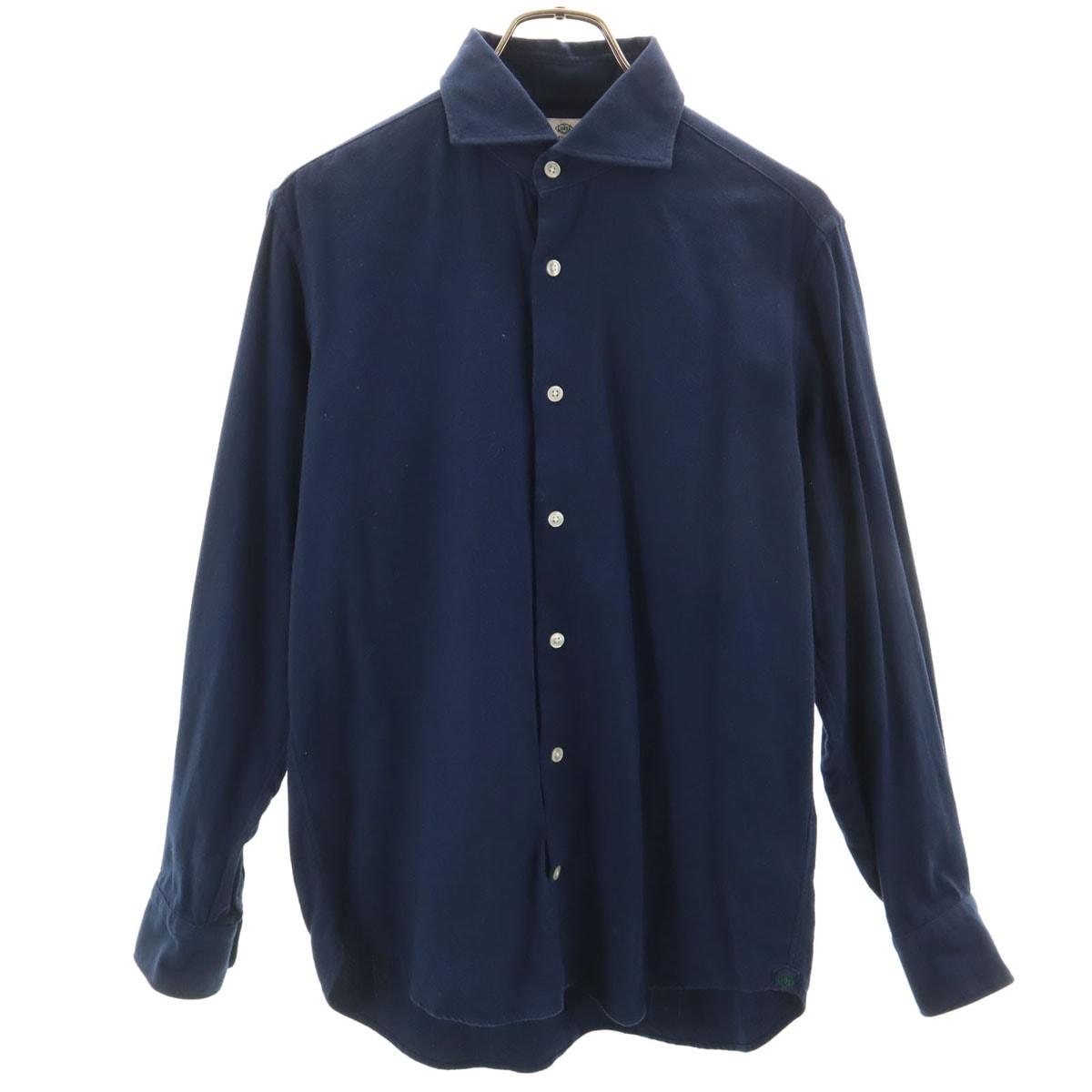 BEAMS HEART ビームスハート 長袖 カッタウェイ シャツ M ブルー