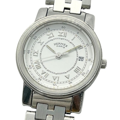 HERMES エルメス CA1.210 キャリック デイト クォーツ レディース 腕時計 C1363
