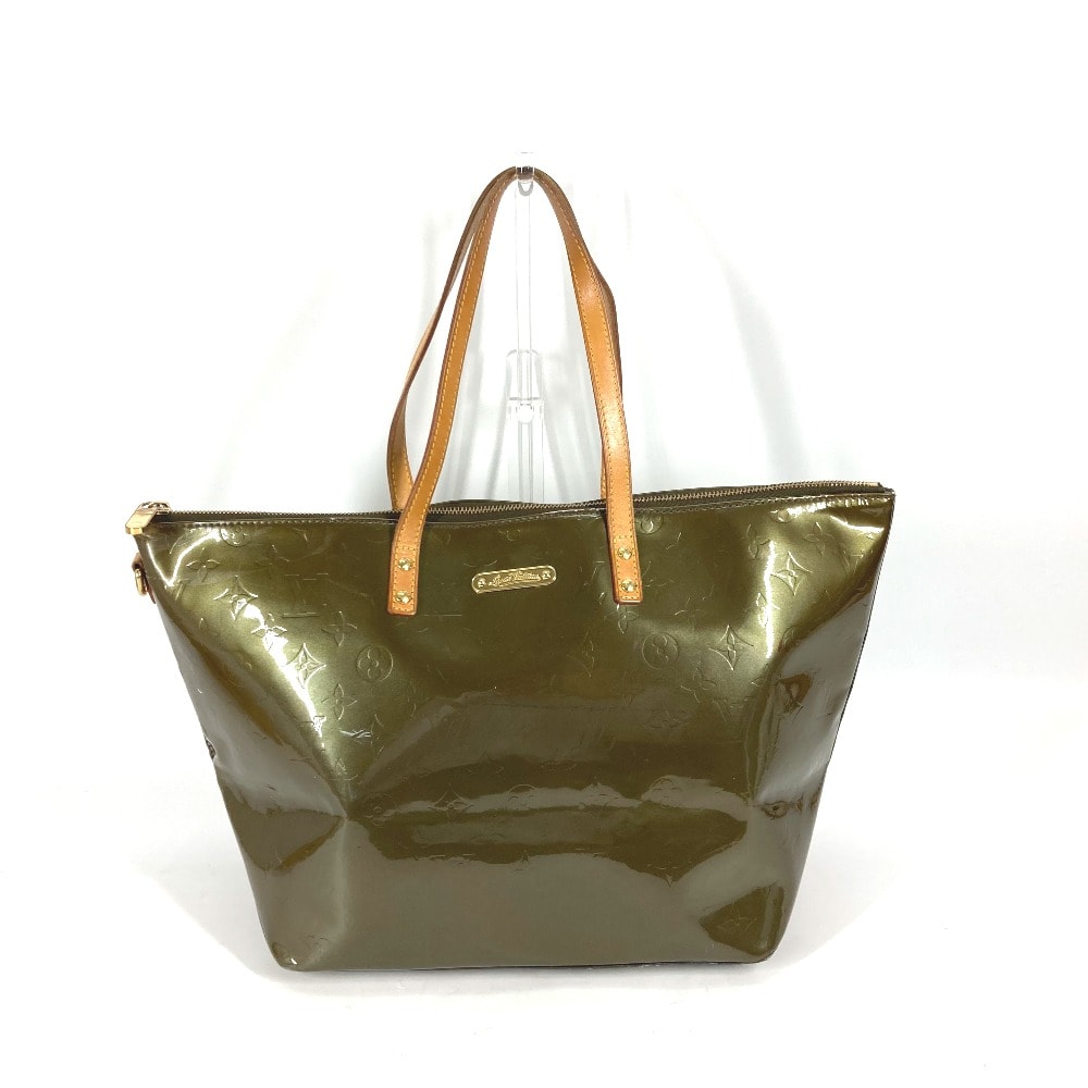 ルイヴィトン LOUIS VUITTON ベルヴューGM M93674 モノグラムヴェルニ カバン 肩掛け トートバッグ ショルダーバッグ モノグラムヴェルニキャンバス ヴェールブロンズ カーキ