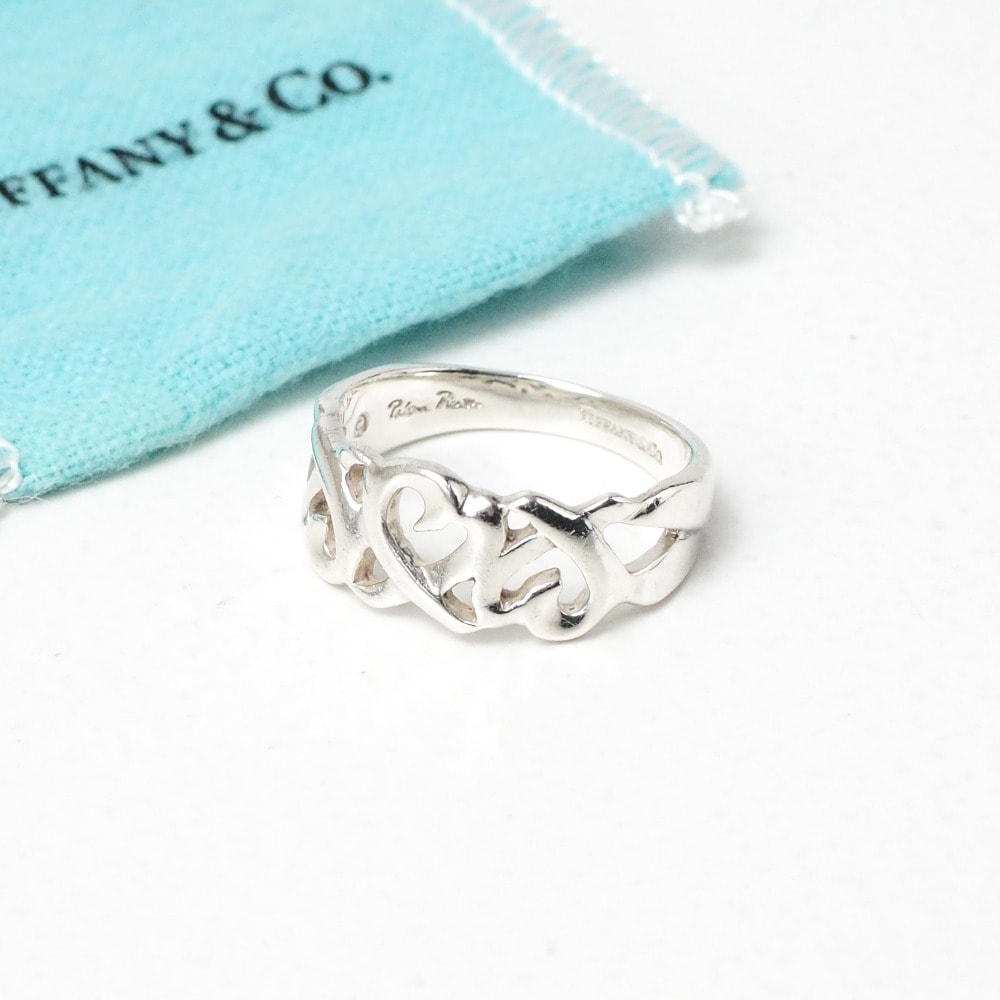 TIFFANY&Co. ティファニー リング・指輪 トリプルラビングハート シルバー925 ブランド古着【中古】20260909/RB0370