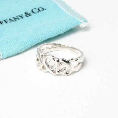 TIFFANY&Co. ティファニー リング・指輪 トリプルラビングハート シルバー925 ブランド古着【中古】20260909/RB0370