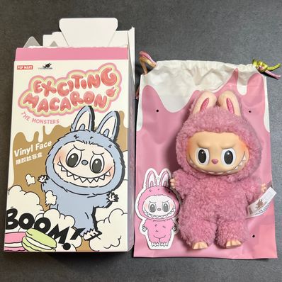 POP MART THE MONSTERS (LABUBU) Exciting Macaron Plush Series LYCHEE BERRY