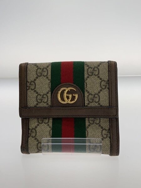 GUCCI Ophidia GG French Flap Wallet