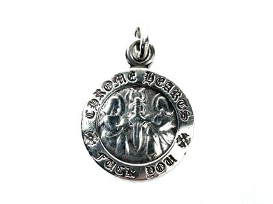 Chrome Hearts Angel Medal Charm Fuck You "Silver"