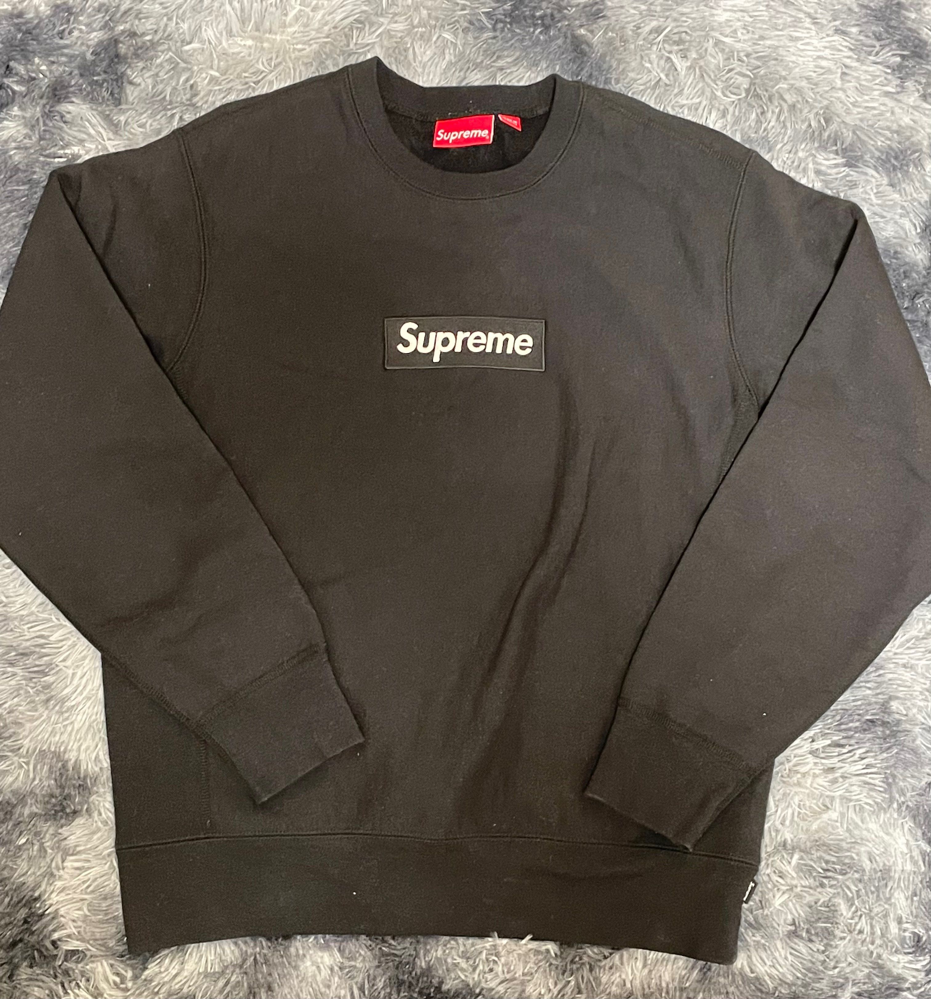 Supreme Box Logo Crewneck Sweatshirt "Black" (18FW)