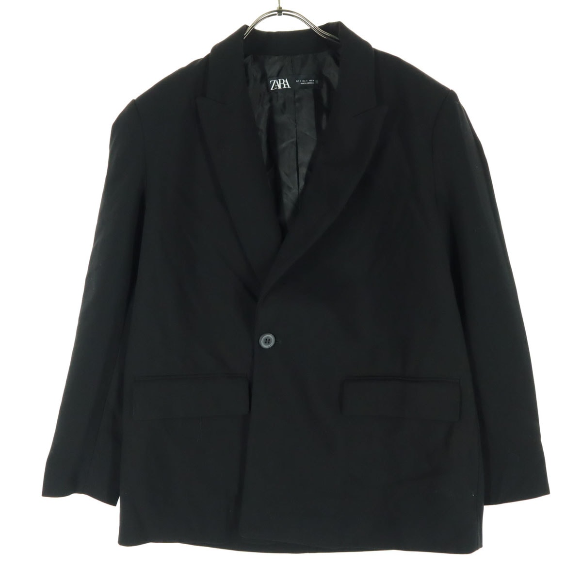 美品 ZARA ザラ 長袖 テーラードジャケット S ブラック