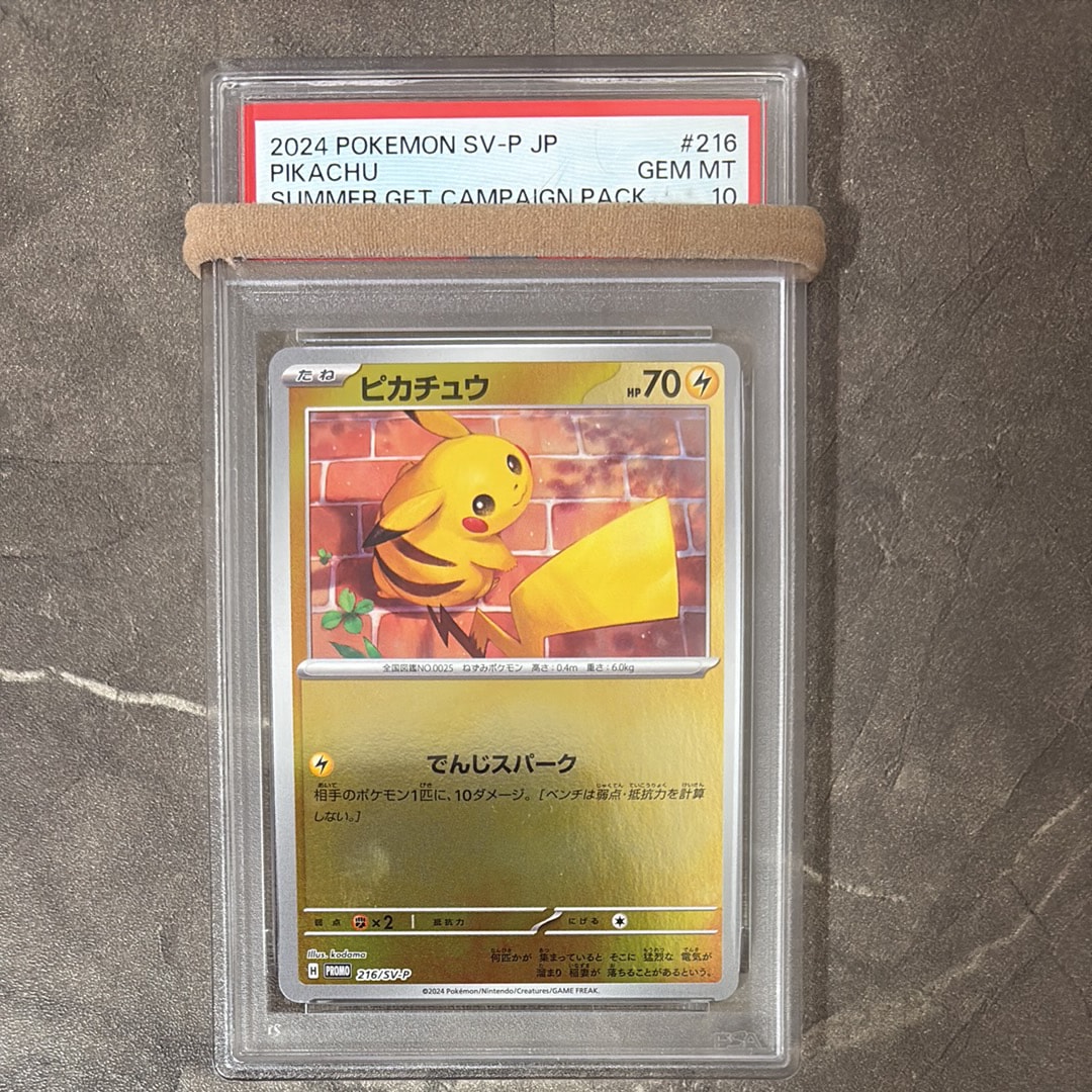 ピカチュウ P [SV-P 216](プロモカードパック「ポケカの夏がキタ!プロモカードGetキャンペーン!」)