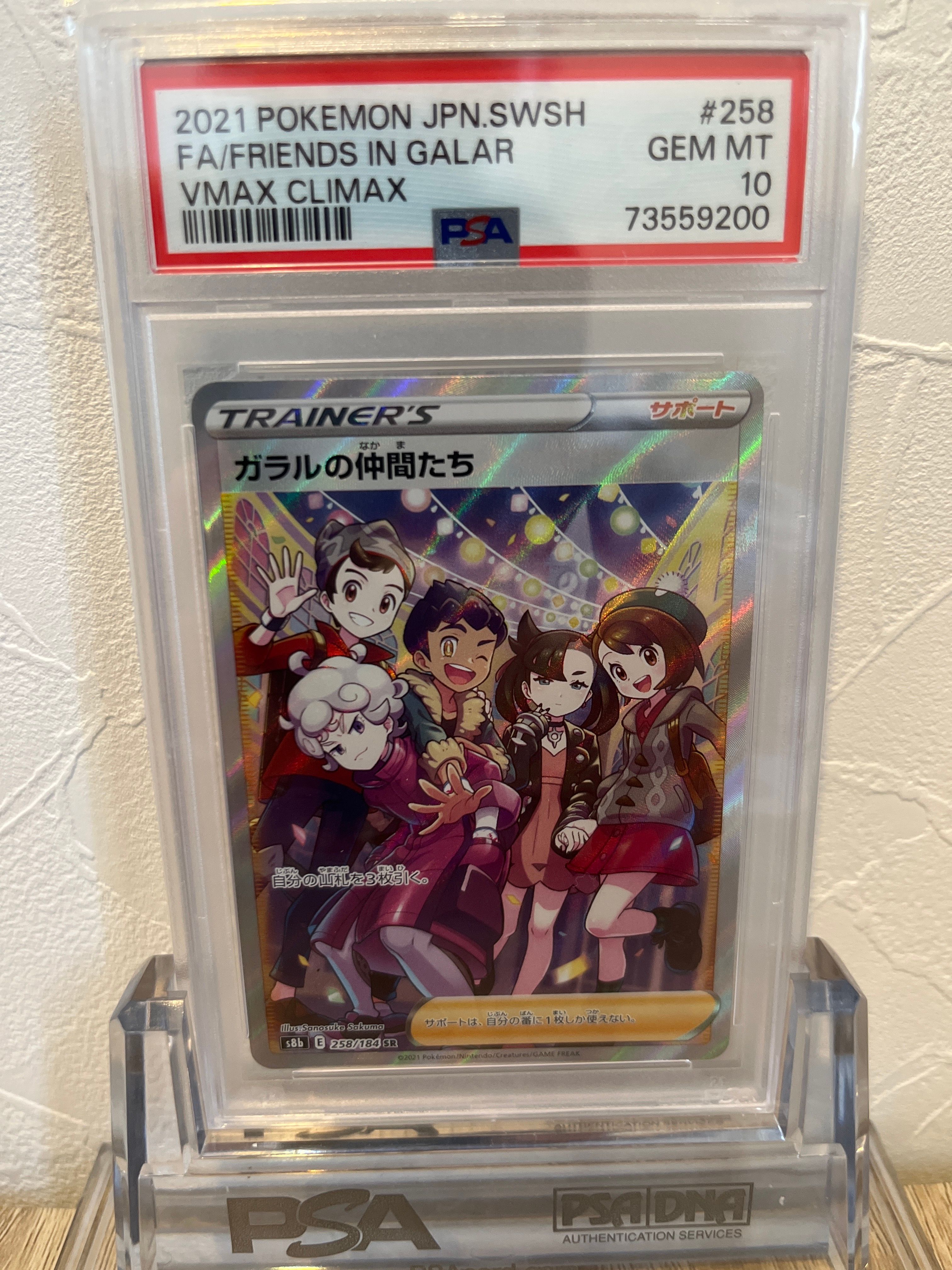 ガラルの仲間たち SR[S8b 258/184](ハイクラスパック「VMAXクライマックス」)