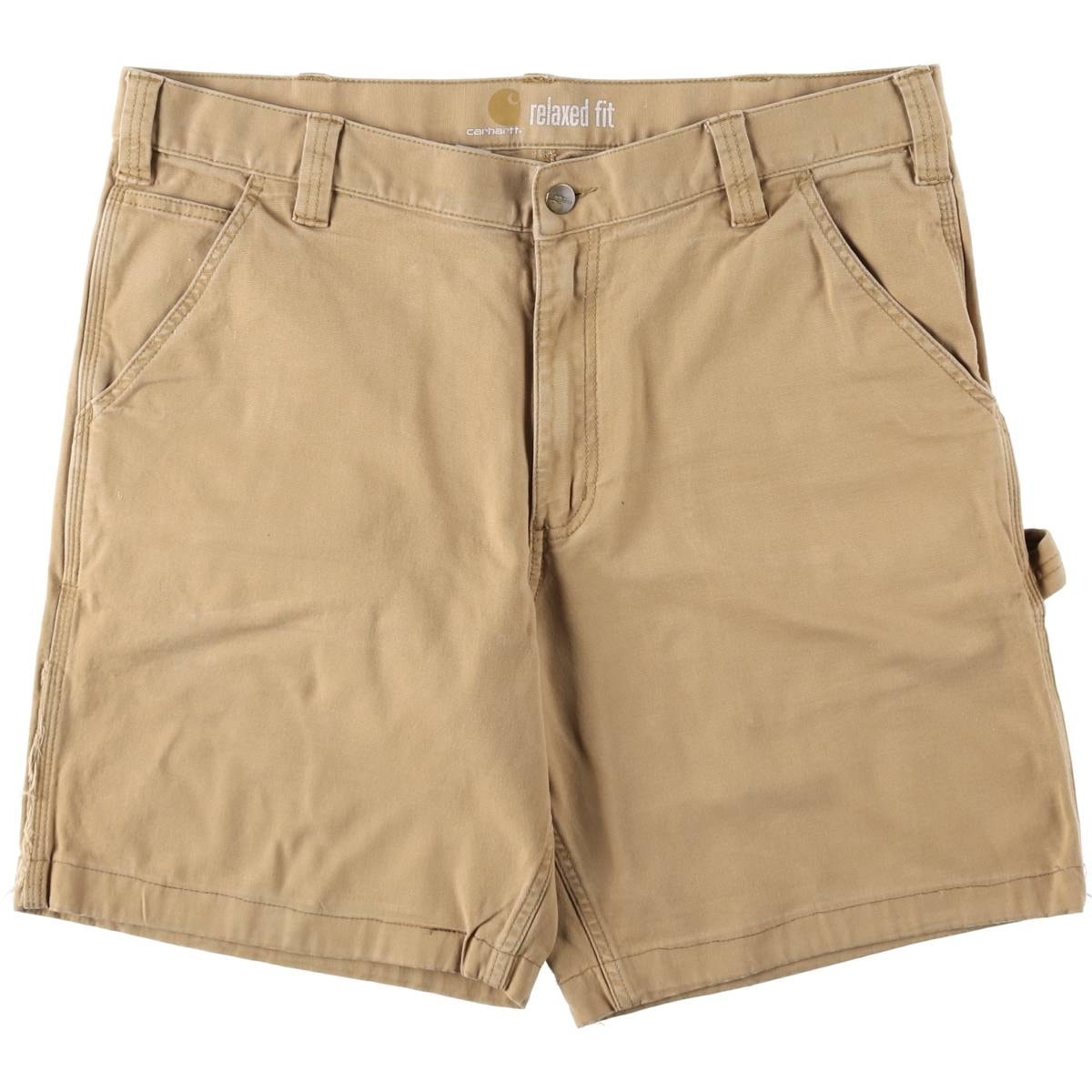 古着 カーハート Carhartt RELAXED FIT ダック地ペインターショーツ ショートパンツ メンズw37相当/eaa656829