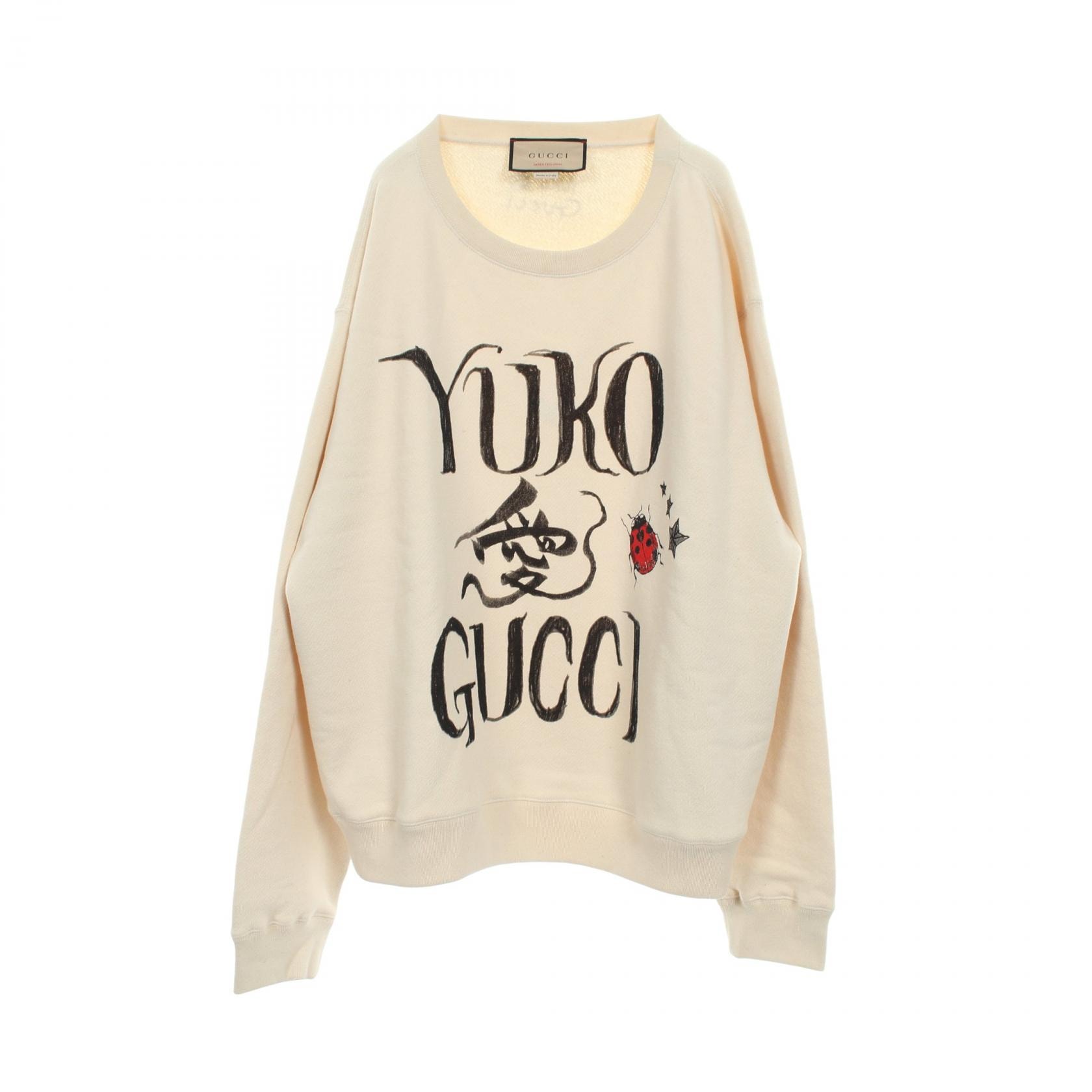 グッチ GUCCI GUCCI × ヒグチユウコ スウェット 衣料品 トップス コットン メンズ アイボリー系 / ブラック系 / レッド系 【中古】