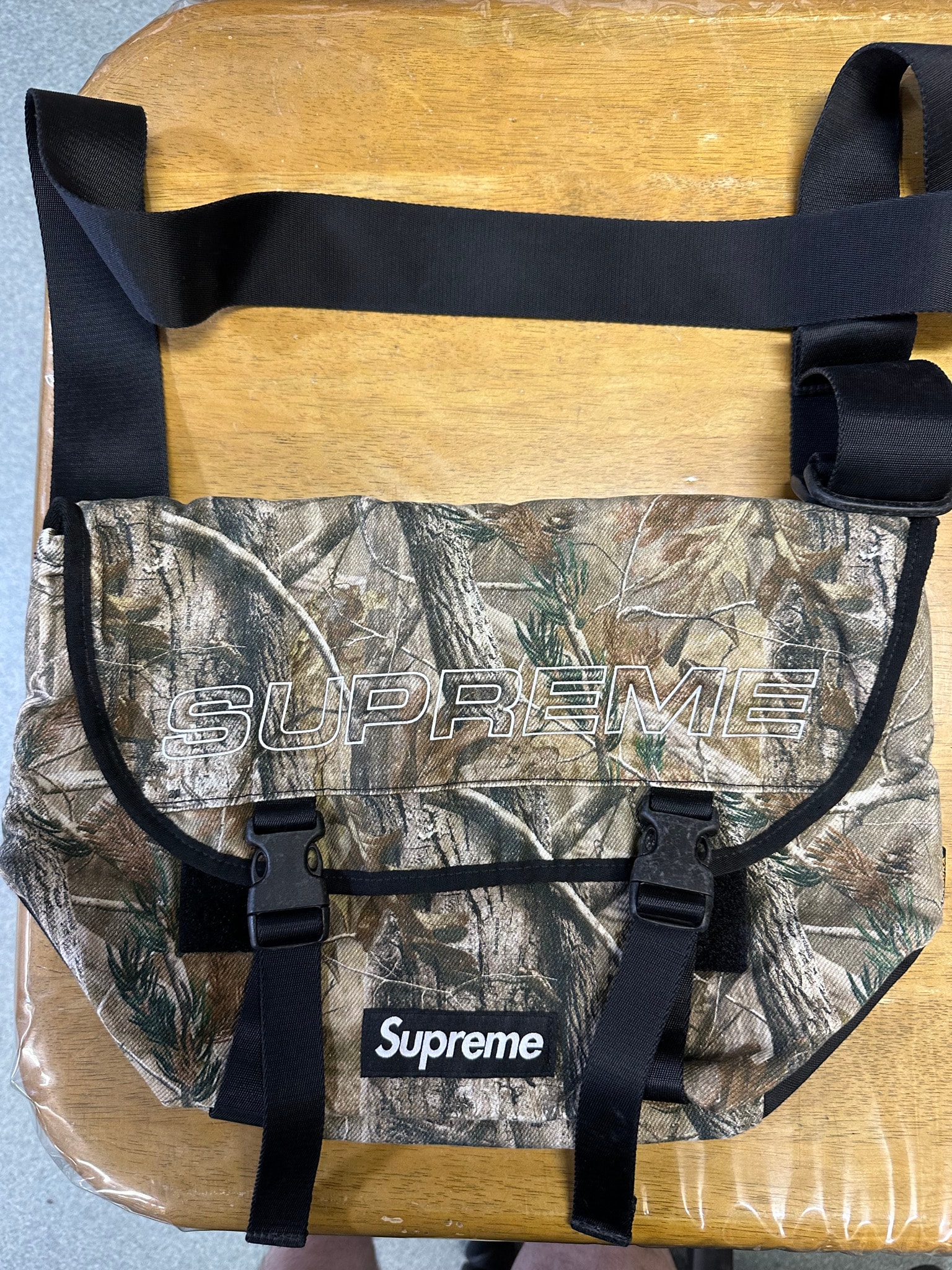 Supreme Denim Messenger Bag 