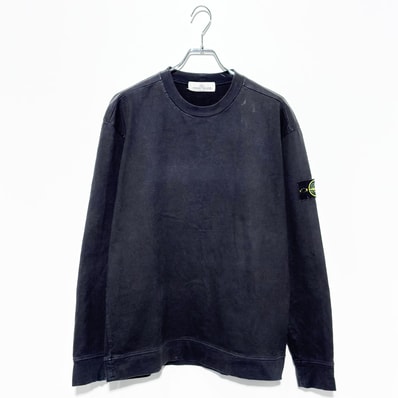 STONE ISLAND CREWNECK SWEATSHIRT Black